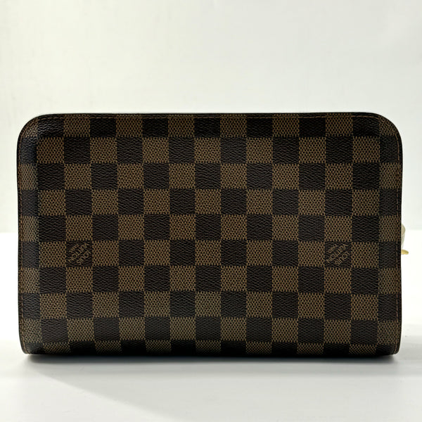 LOUIS VUITTON  Damier Ebene Pochette Saint Louis Clutch