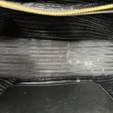 PRADA  Saffiano Medium Galleria Double Zip Tote Black