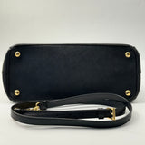 PRADA  Saffiano Medium Galleria Double Zip Tote Black