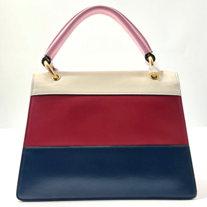 Gucci Queen Margaret Top Handle Bag Colorblock Leather Small