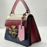 Gucci Queen Margaret Top Handle Bag Colorblock Leather Small