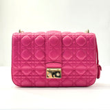 Lambskin Cannage Miss Dior Promenade Pouch Fuchsia 18-MA-0142