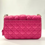 Lambskin Cannage Miss Dior Promenade Pouch Fuchsia 18-MA-0142