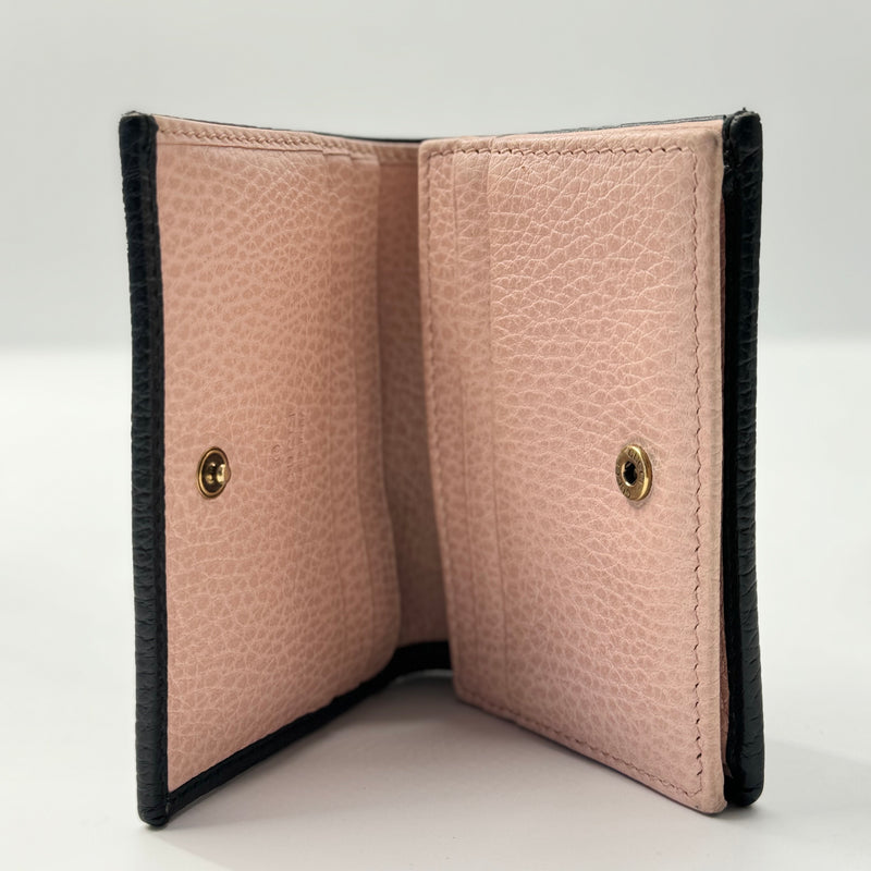 GG Marmont Flap Card Case Embellished Leather