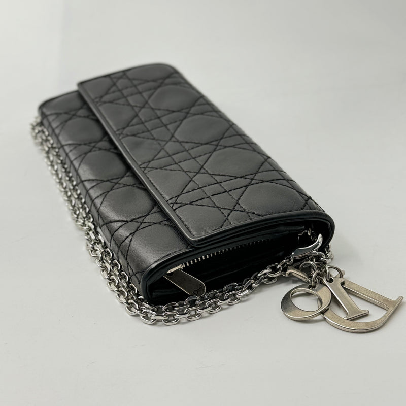 Lady Dior Croisiere Chain Wallet Cannage Quilt Lambskin