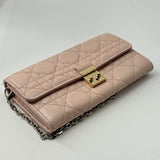 Miss Dior Rendez Vous Chain Wallet Cannage Quilt Patent