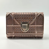 Christian Dior Diorama Flap Bag Cannage Embossed Calfskin Mini