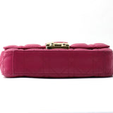 Dior Fuchsia Cannage Quilted Leather Large Miss Dior Flap Bag