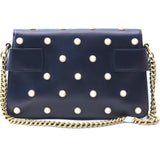 Broadway Pearly Bee Shoulder Bag Embellished Leather Mini