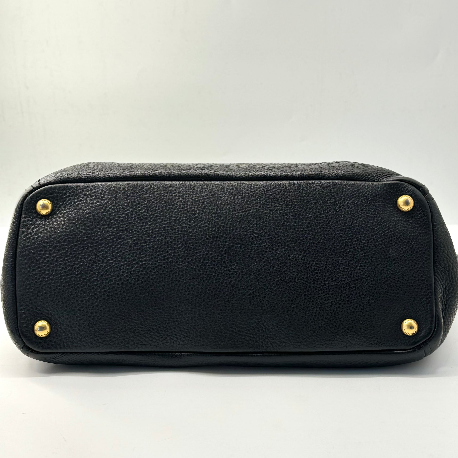 Prada Side Pocket Tote Vitello Daino Medium