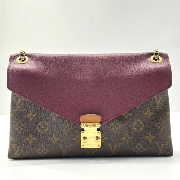 Louis Vuitton Pallas Chain Shoulder Bag Monogram Canvas and Calfskin