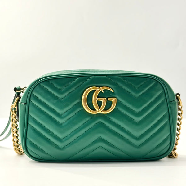 Gucci GG Marmont Shoulder Bag Matelasse Leather Small