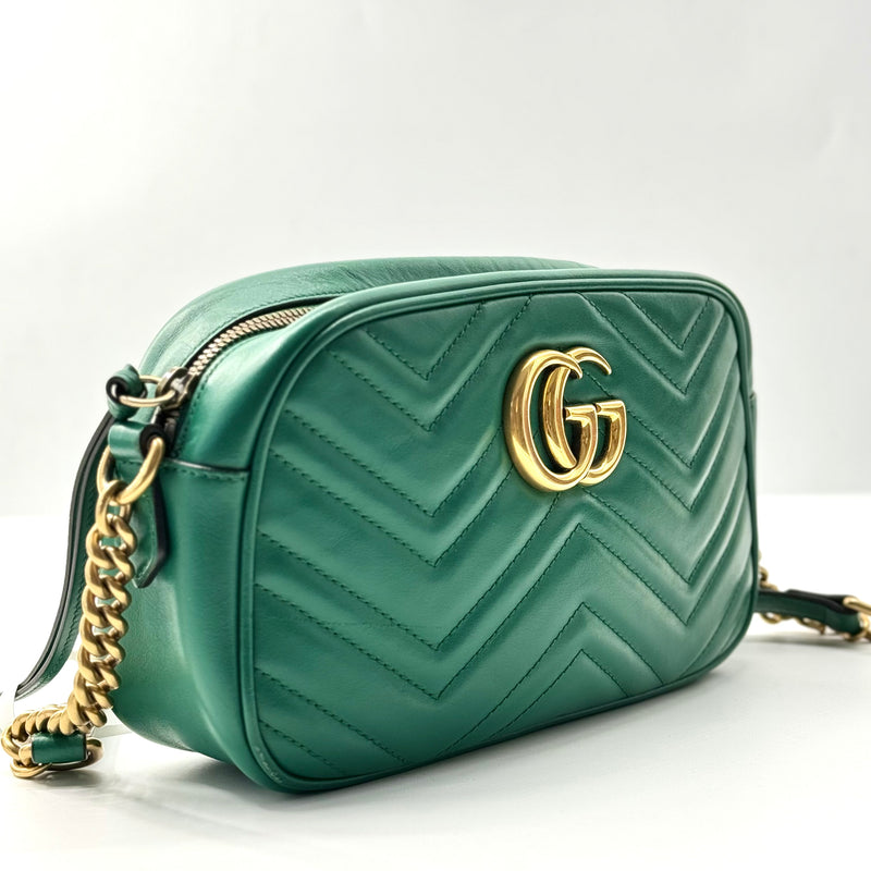 Gucci GG Marmont Shoulder Bag Matelasse Leather Small