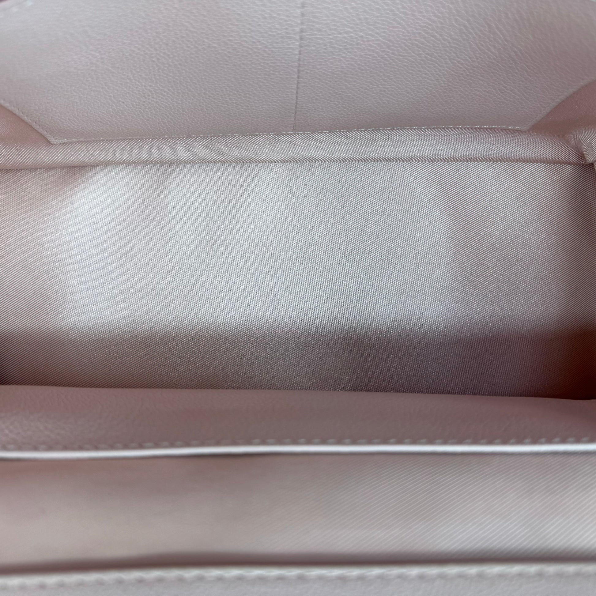 LOUIS VUITTON Calfskin Snakeskin Lockme MM Rose Ballerine