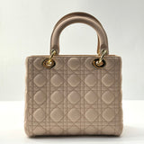 Lady Dior Bag Cannage Quilt Lambskin Medium