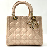 Lady Dior Bag Cannage Quilt Lambskin Medium