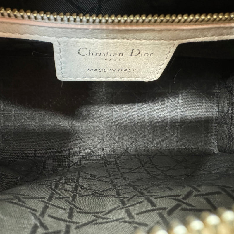 Lady Dior Bag Cannage Quilt Lambskin Medium