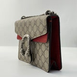 GG Supreme Monogram Small Dionysus Shoulder Bag Red