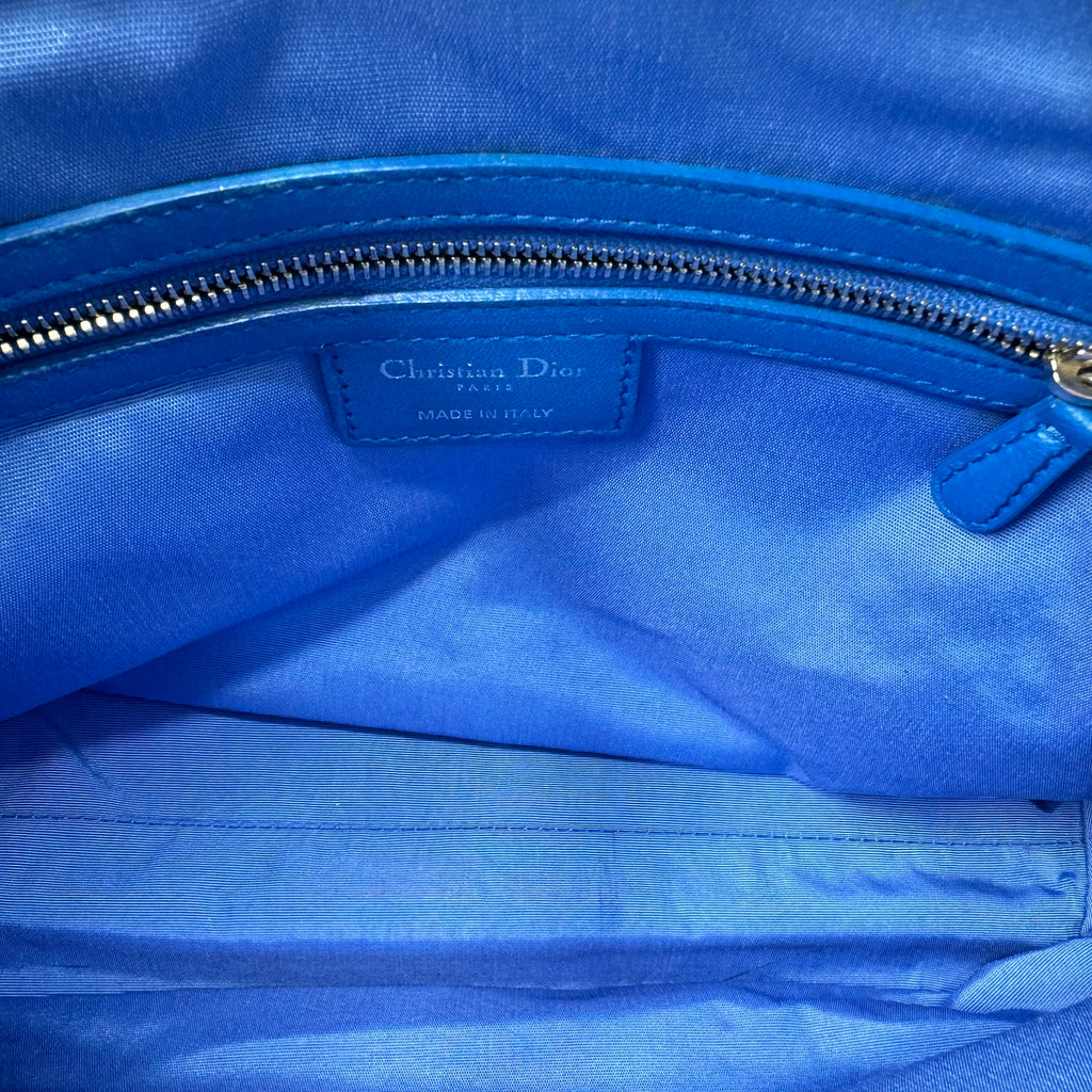 Christian Dior Quilted Cannage Lambskin Leather Dior Soft Zipped Shopping Tote Bag