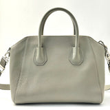 GIVENCHY  Sugar Goatskin Medium Antigona Pearl Grey