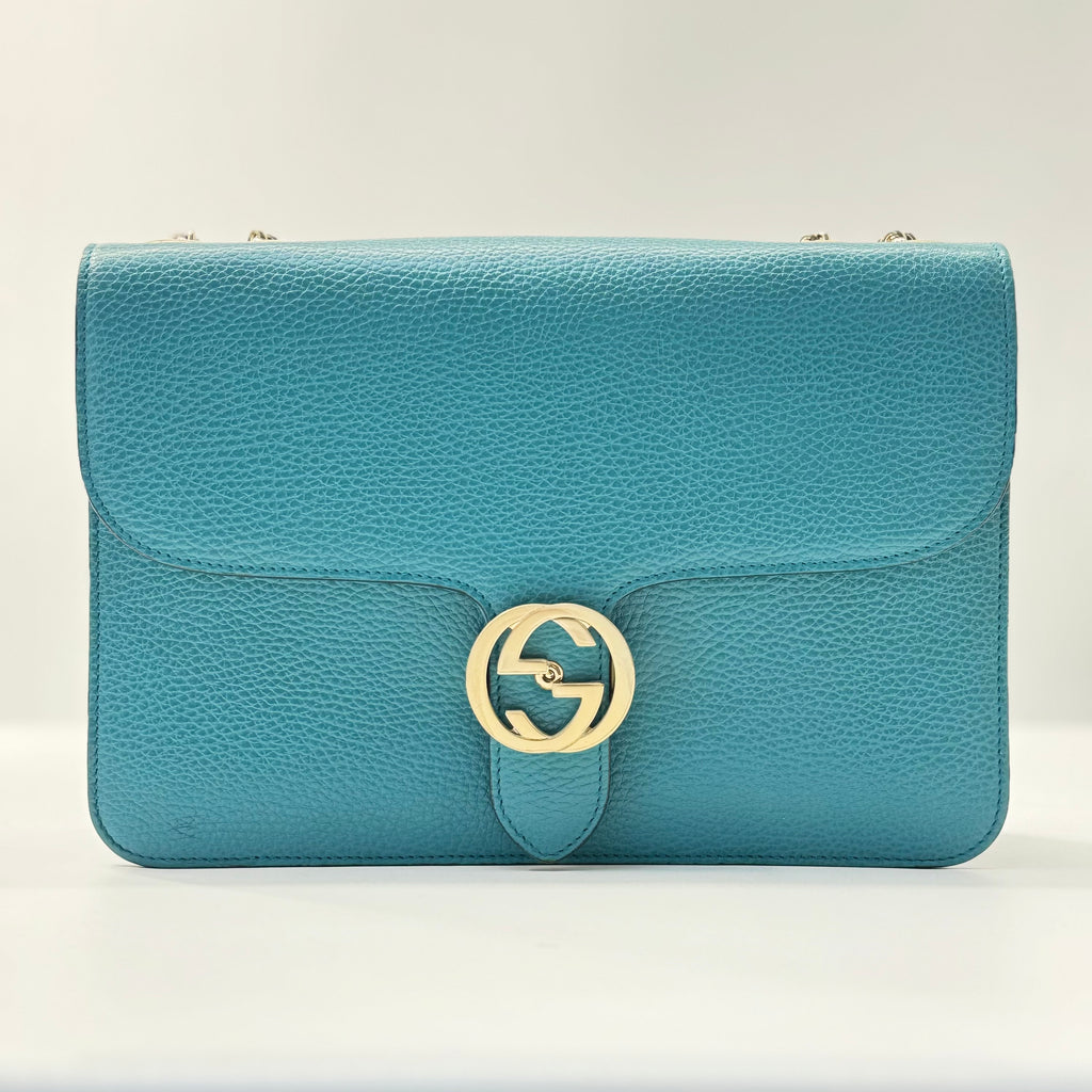 Interlocking Shoulder Bag Leather Gisel