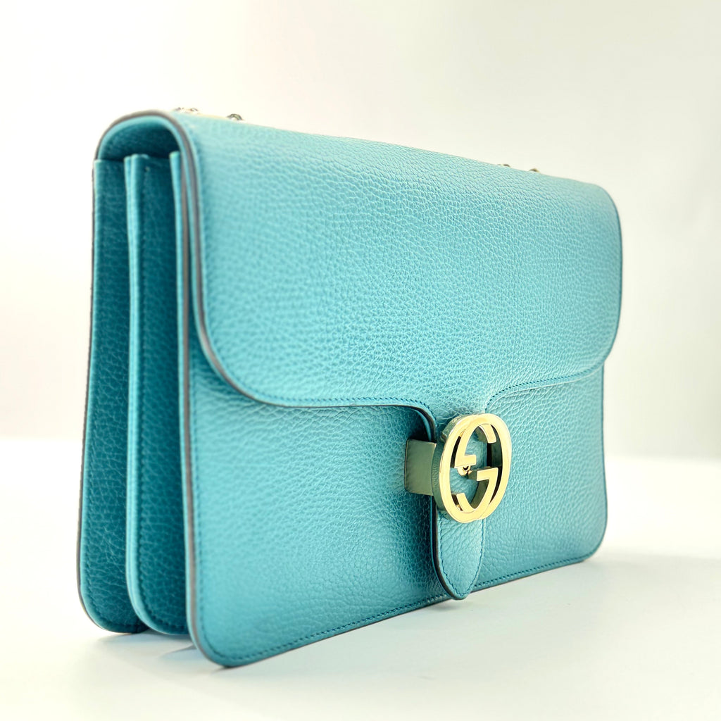 Interlocking Shoulder Bag Leather Gisel