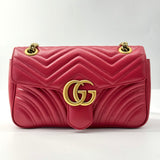 GG Marmont Flap Bag Matelasse Leather Small