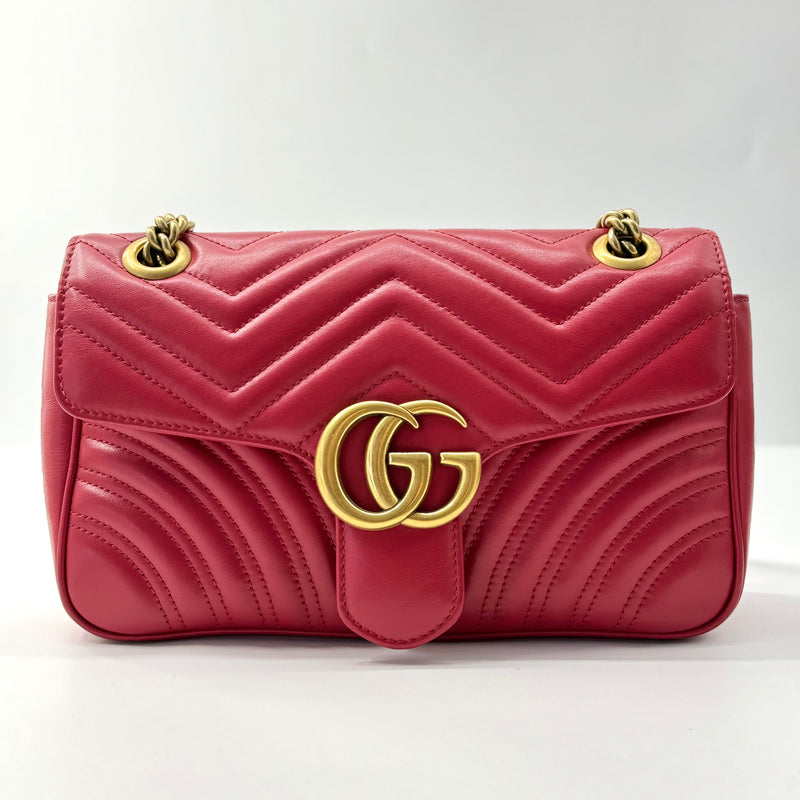 GG Marmont Flap Bag Matelasse Leather Small