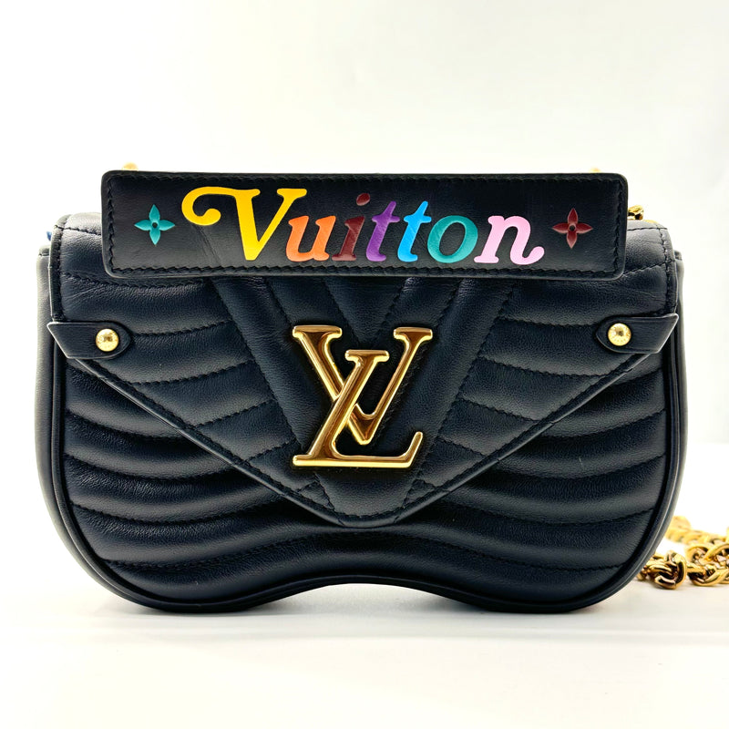 Louis Vuitton New Wave Chain Bag Quilted Leather MM