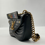 Louis Vuitton New Wave Chain Bag Quilted Leather MM