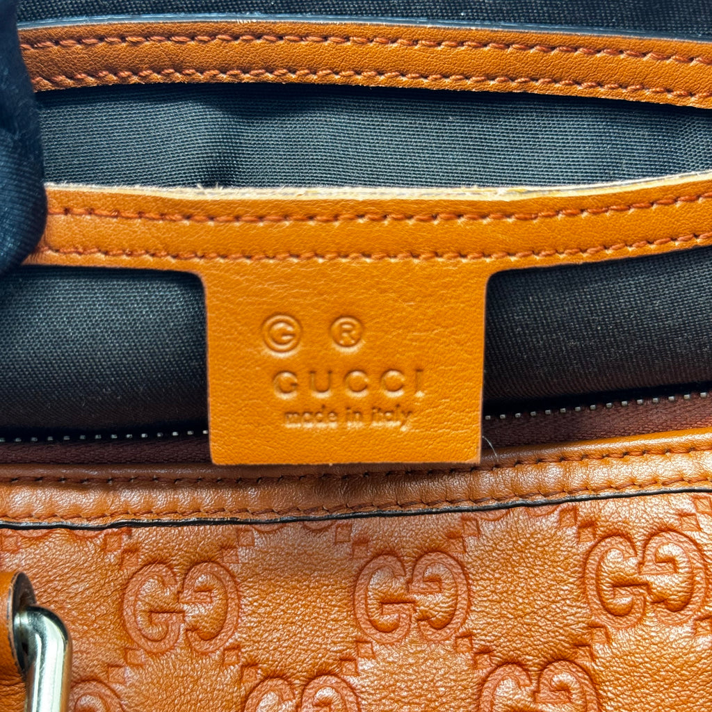 Joy Boston Bag Guccissima Leather Medium