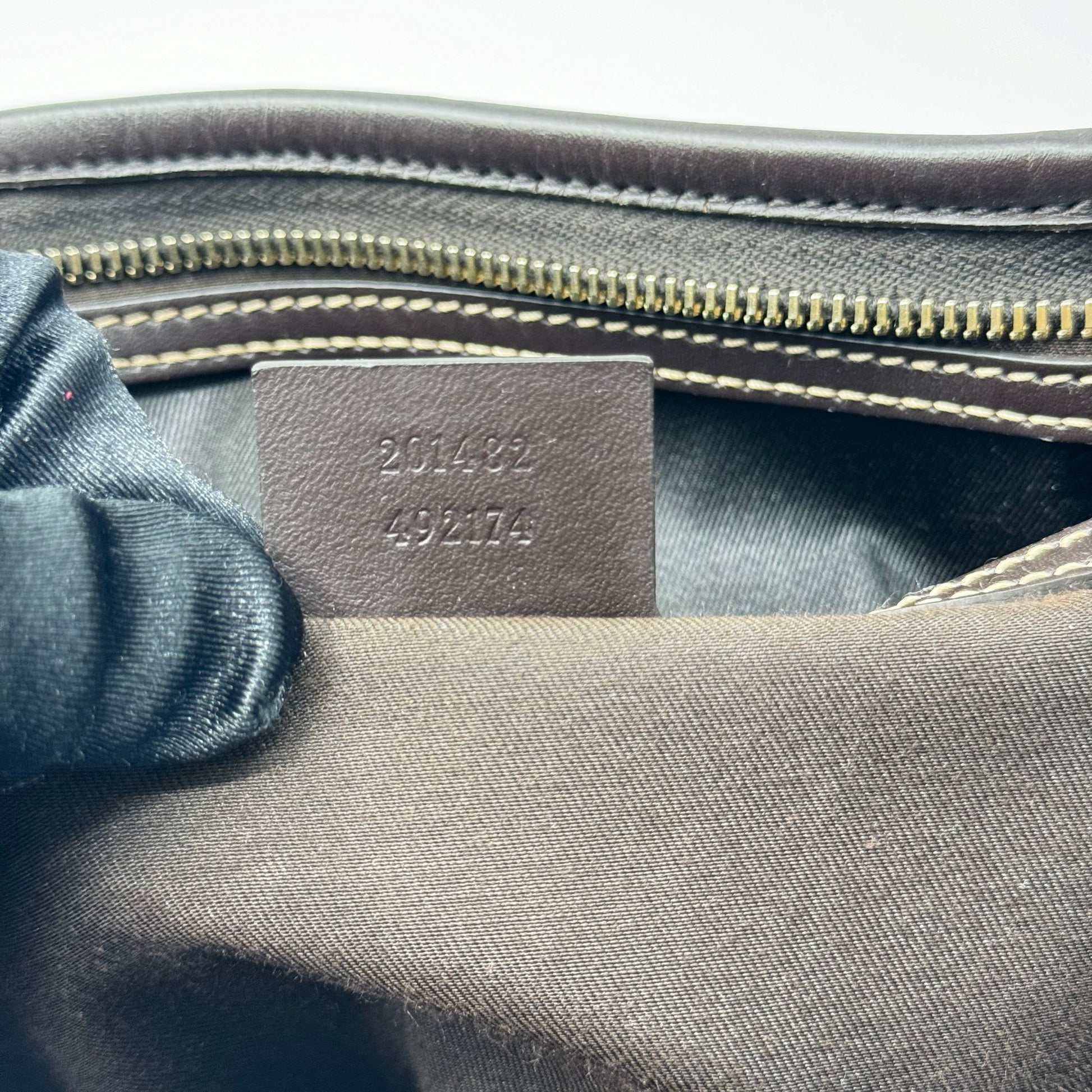 Gucci Joy Zip Top Tote GG Coated Canvas Medium