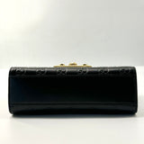 GUCCI Guccissima Small Padlock Shoulder Bag Black