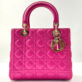 Lady Dior NM Bag Cannage Quilt Lambskin Medium