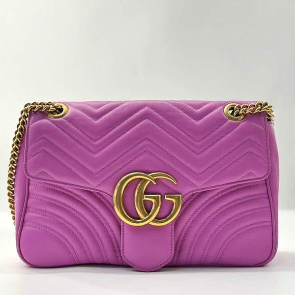 GG Marmont Flap Bag Matelasse Leather Small