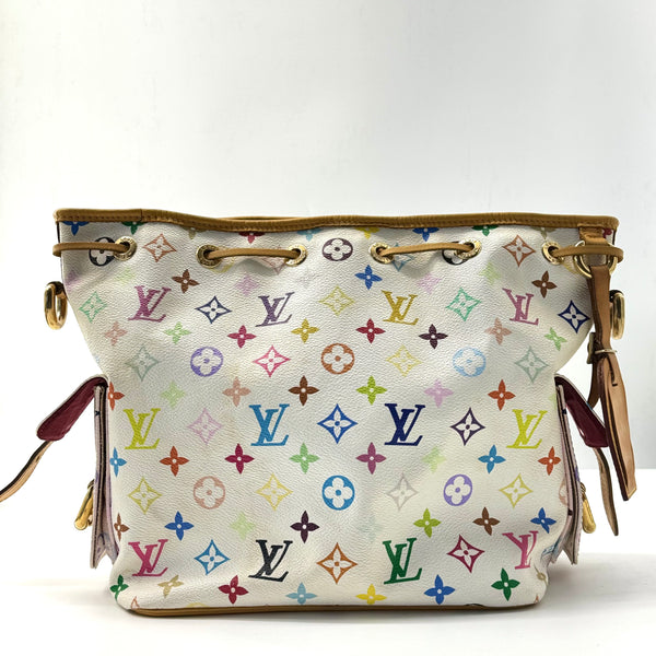 Monogram Multicolor Petit Noe White