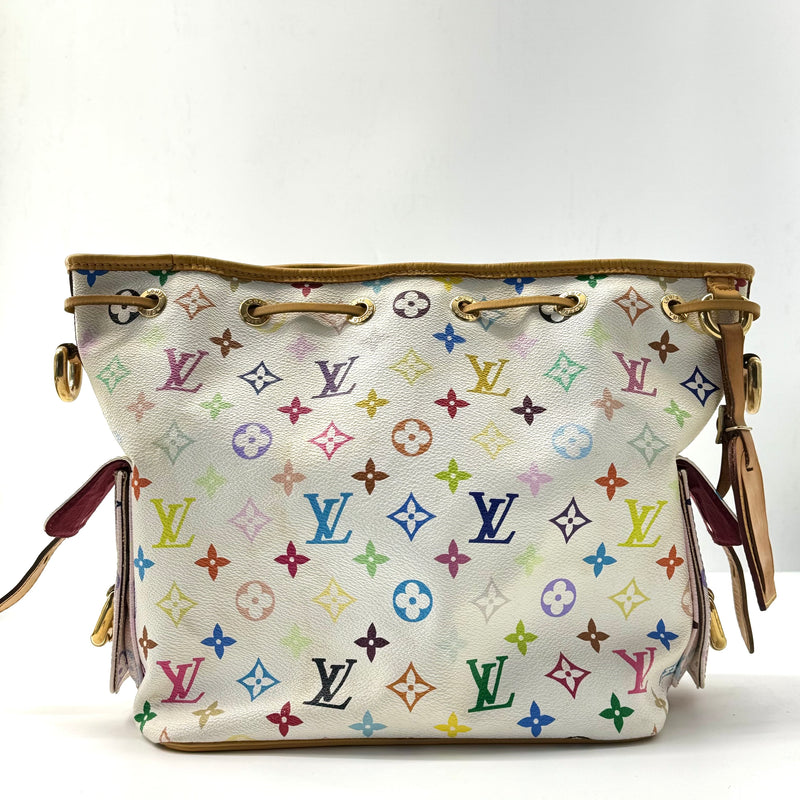 Monogram Multicolor Petit Noe White