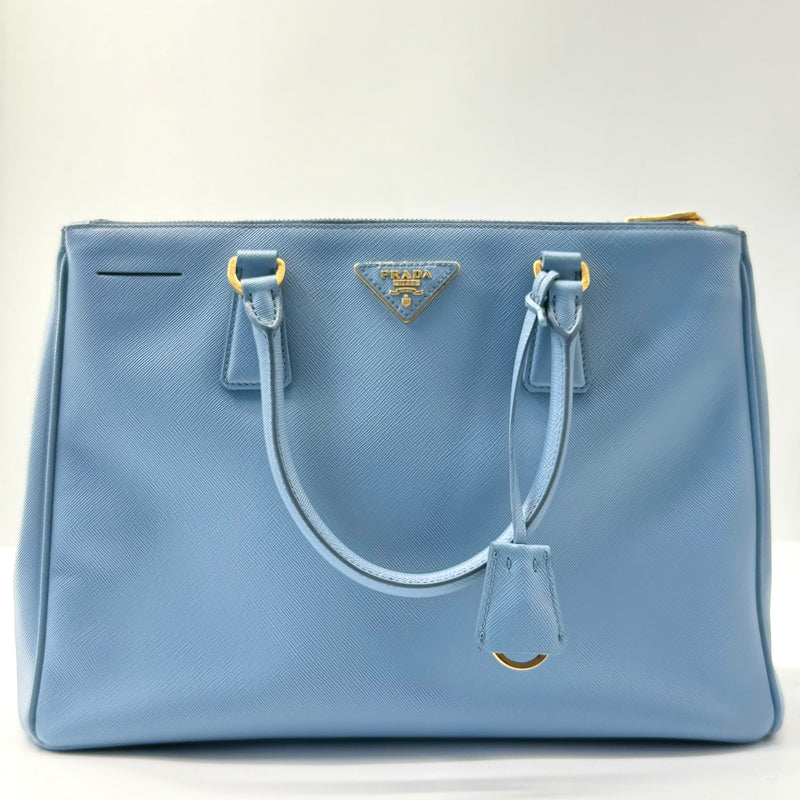 Saffiano Small Galleria Double Zip Tote Astrale