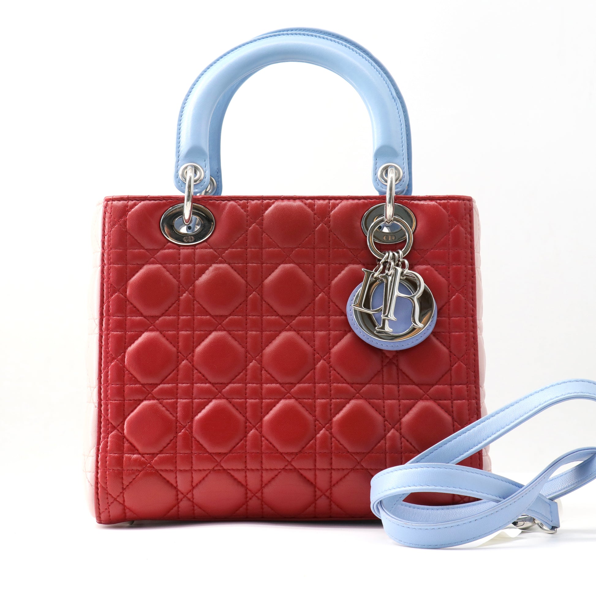 Lady Dior Bag Cannage Quilt Lambskin Medium