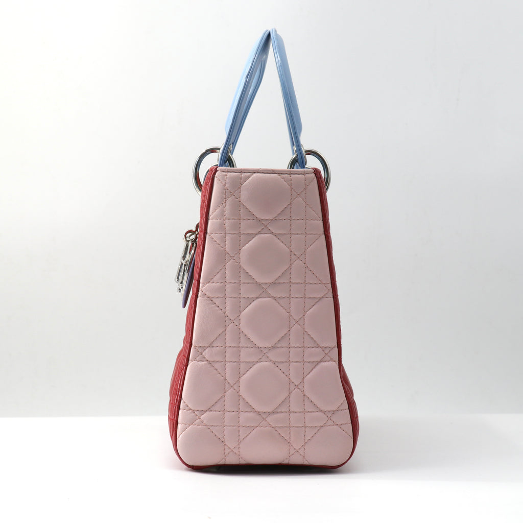 Lady Dior Bag Cannage Quilt Lambskin Medium
