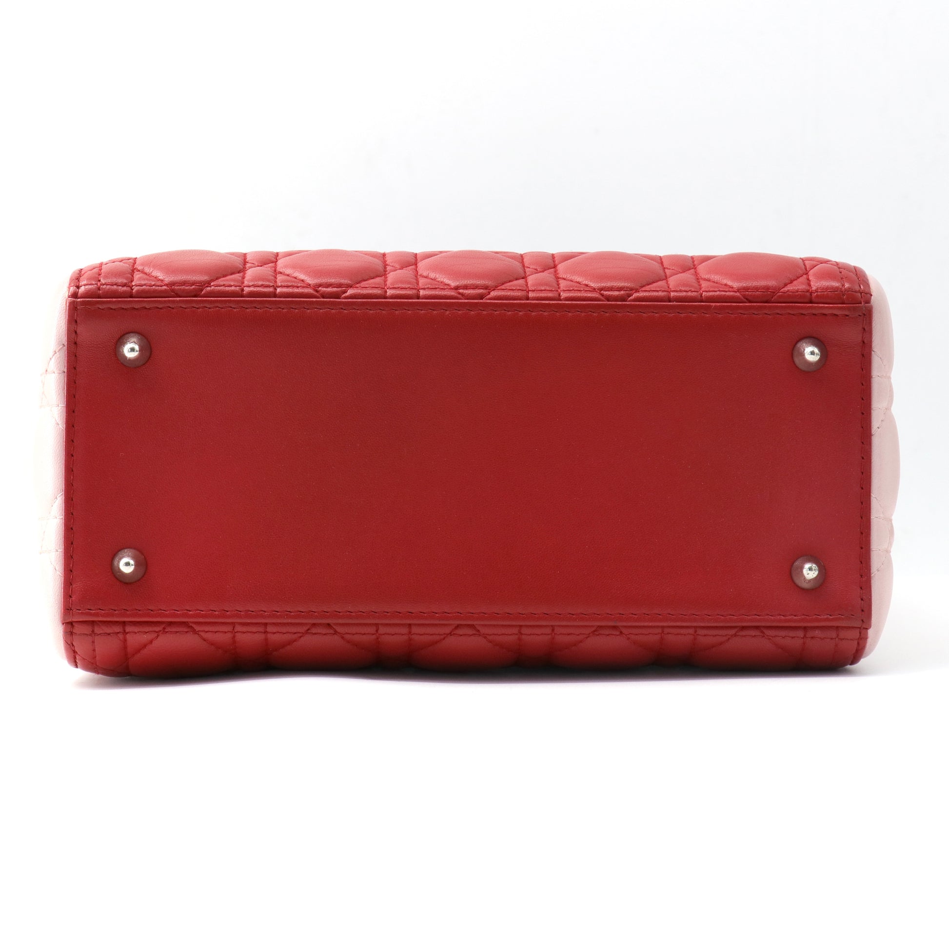 Lady Dior Bag Cannage Quilt Lambskin Medium