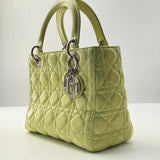 Vintage Lady Dior Bag Cannage Quilt Lambskin Medium