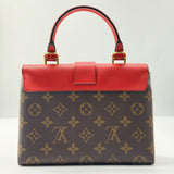 Locky Handbag Monogram Canvas with Leather BB