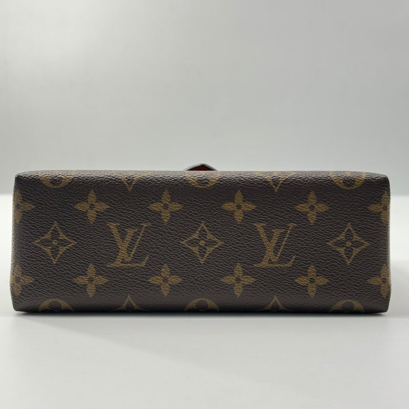 Locky Handbag Monogram Canvas with Leather BB