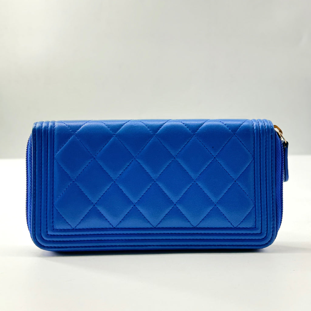 Boy Wallet on Chain Quilted Lambskin