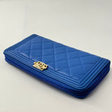 Boy Wallet on Chain Quilted Lambskin