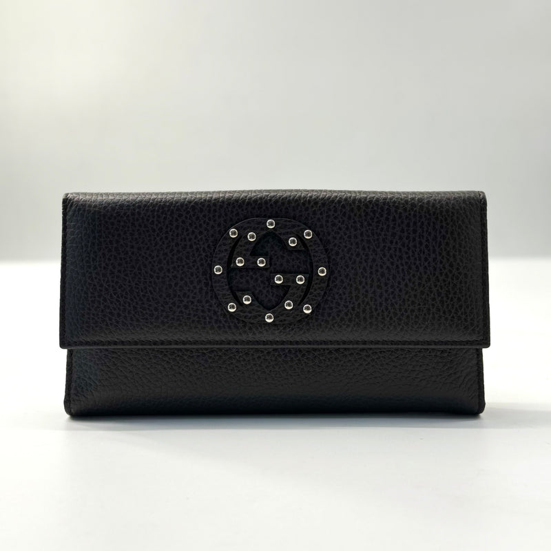 Soho Continental Wallet Studded Leather