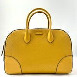 Gucci Calfskin Diamante Small Top Handle Bag Yellow