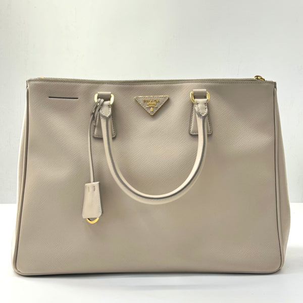 Prada Large Saffiano Lux Galleria Double Zip Tote