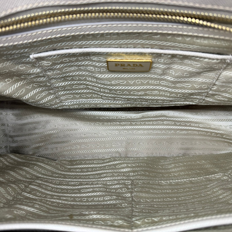 Prada Large Saffiano Lux Galleria Double Zip Tote